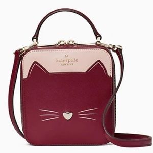 MAKE AN OFFER Kate Spade Cat Pink Multi Crossbody New condition with tag